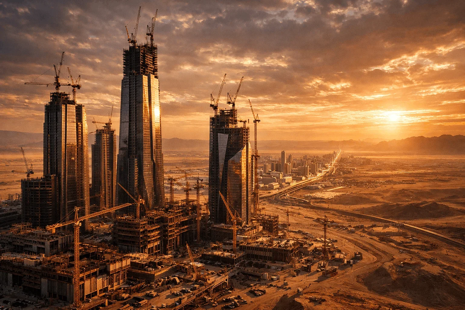 المشاريع العملاقة في المملكة العربية السعودية 2026: دليلك الشامل لمستقبل الإنشاءات