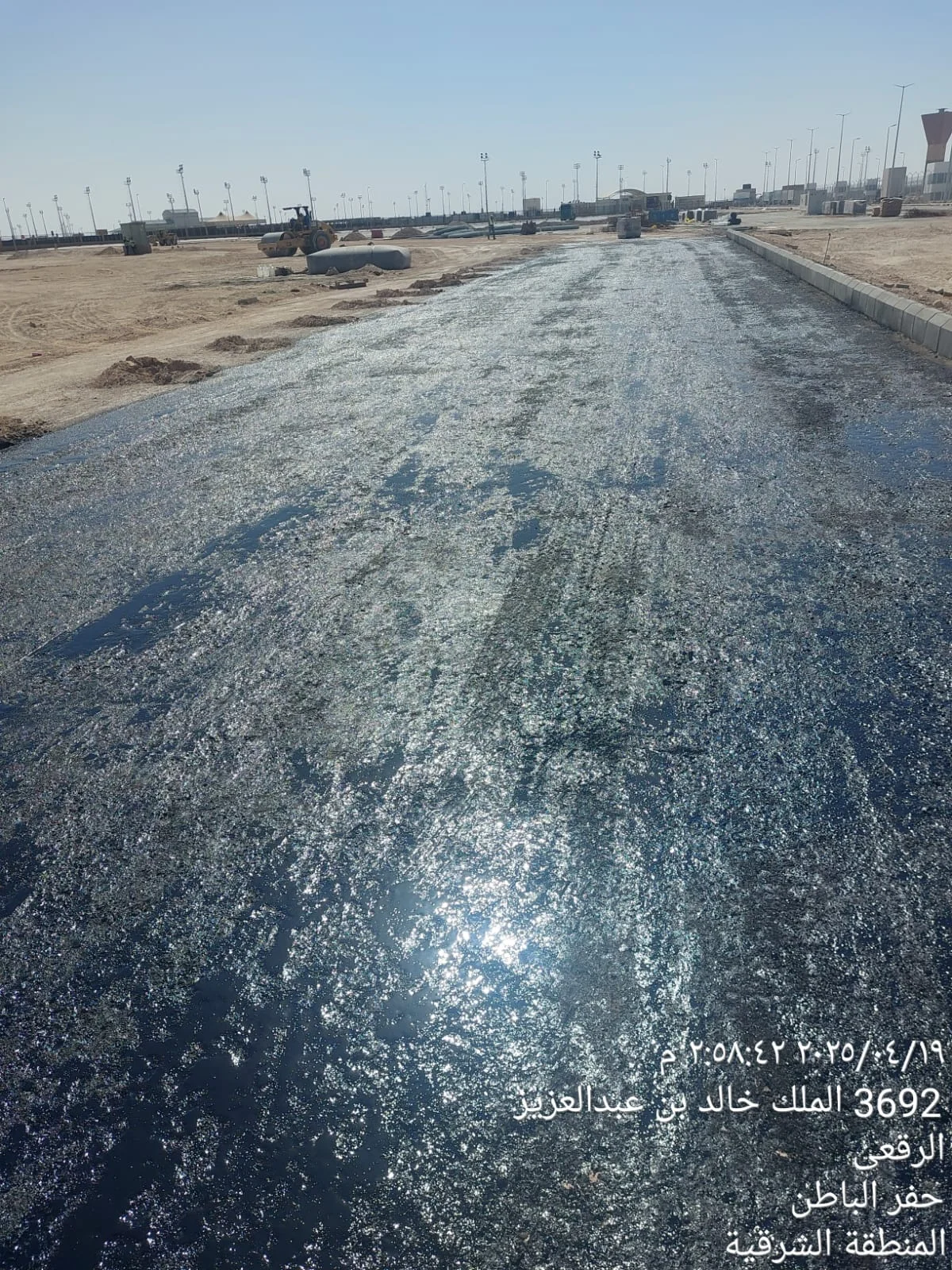 اعمال توريد وتنفيذ الاسفلت لشركة التاج للتجارة والصناعة المحدودة — 9