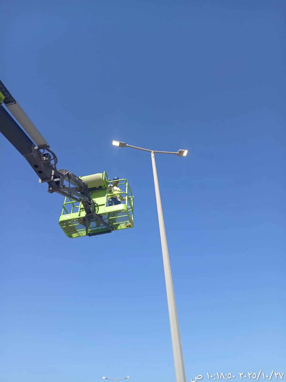 اعمال توريد وتركيب اعمدة الانارة لشركة السحابة للمقاولات — 14